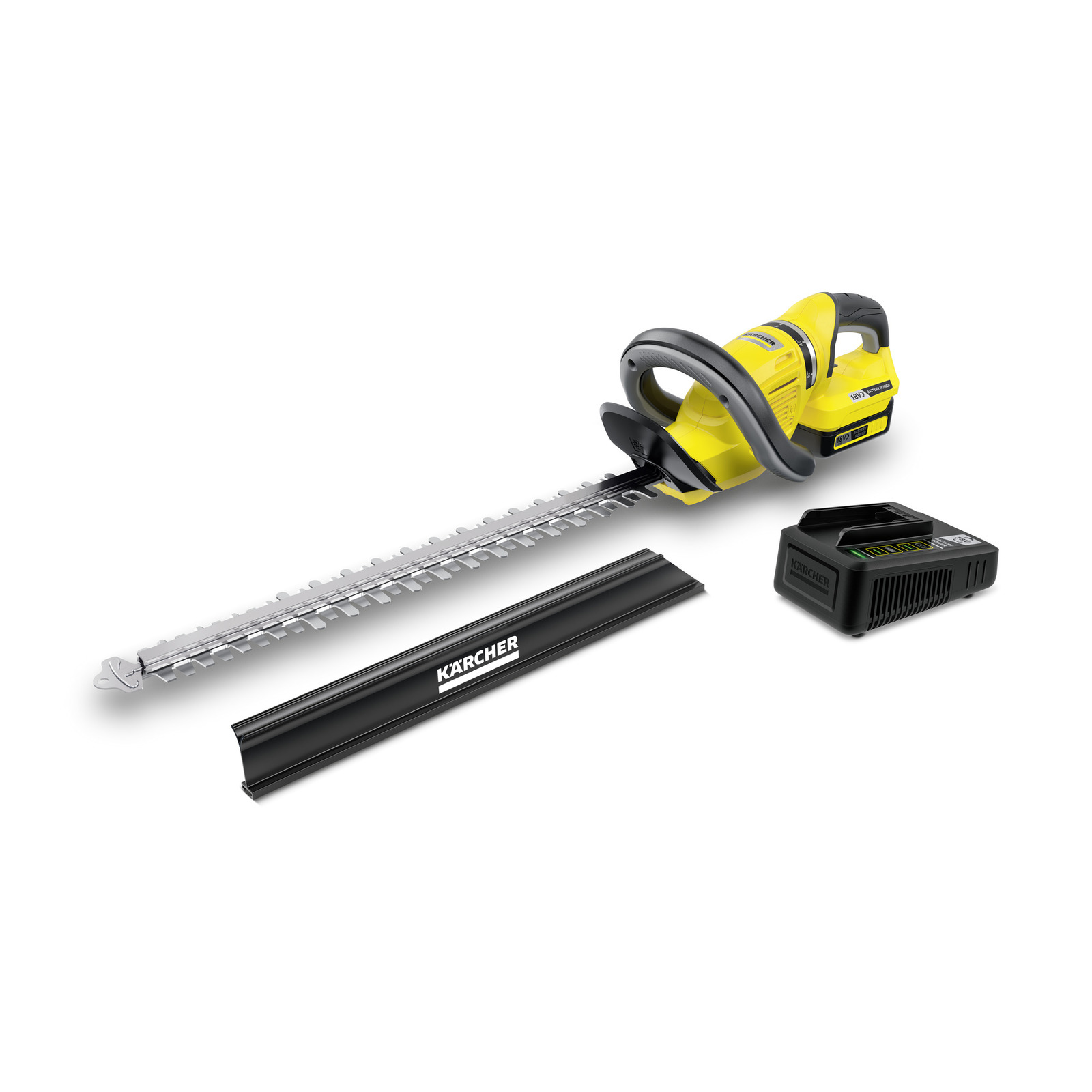 Busksax Karcher HGE 18-50; 18 V; 1x2,5 Ah; 50 cm svärd; sladdlös