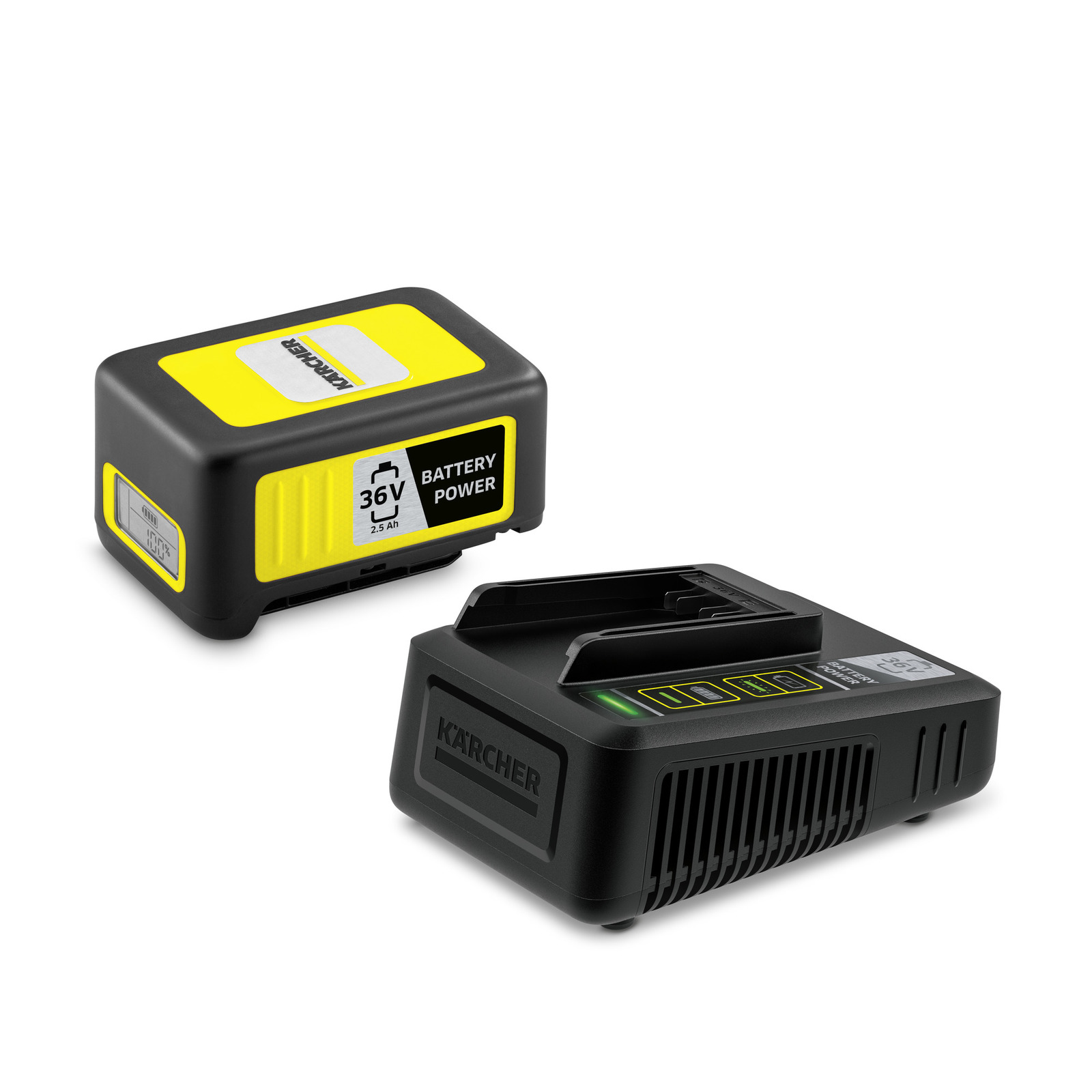 Batteri Karcher Power 36 V; 2,5 Ah + Snabbladdarkraft Power