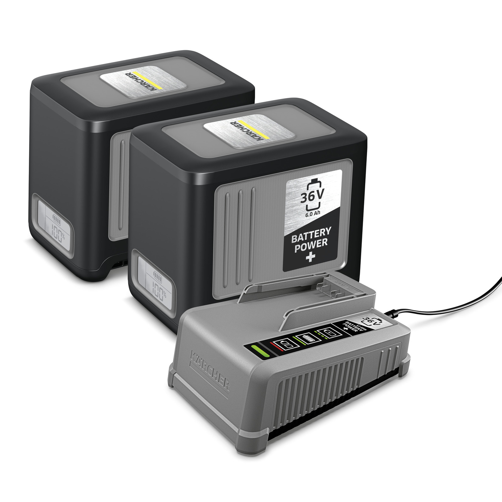 Batteri Karcher Power+ 36 V; 2x6,0 Ah + snabbladdare Power +