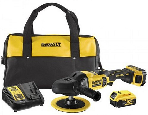 Polermaskin DeWalt DCM849P2-QW; 18 V; 2x5,0 Ah batt.