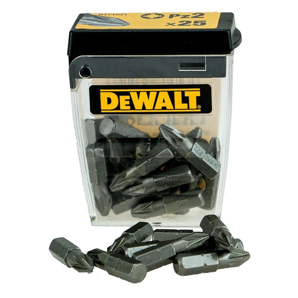 Bits spår DeWalt DT71521-QZ; PZ2; 25 st.