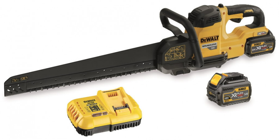 Batteridriven alligatorsåg  DeWalt DCS398T2-QW; 54 V; 2x6,0 Ah batt.