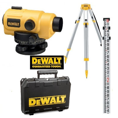 Optiskt nivelleringsinstrument DeWalt DW096PK-XJ + tillbehör