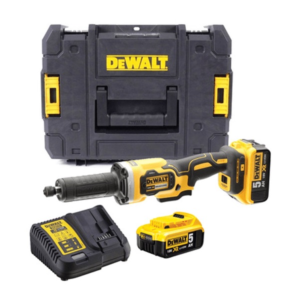 Rakslip DeWalt DCG426P2-QW; 18 V; 2x5,0 Ah batt.