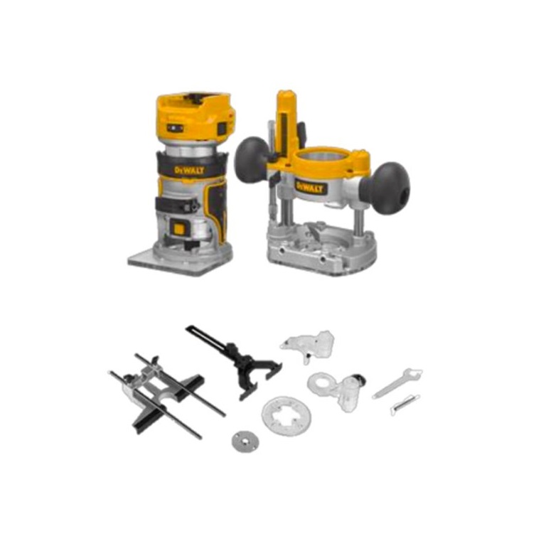 Handöverfräs DeWalt DCW604N-XJ; 18 V (utan batteri och laddare)