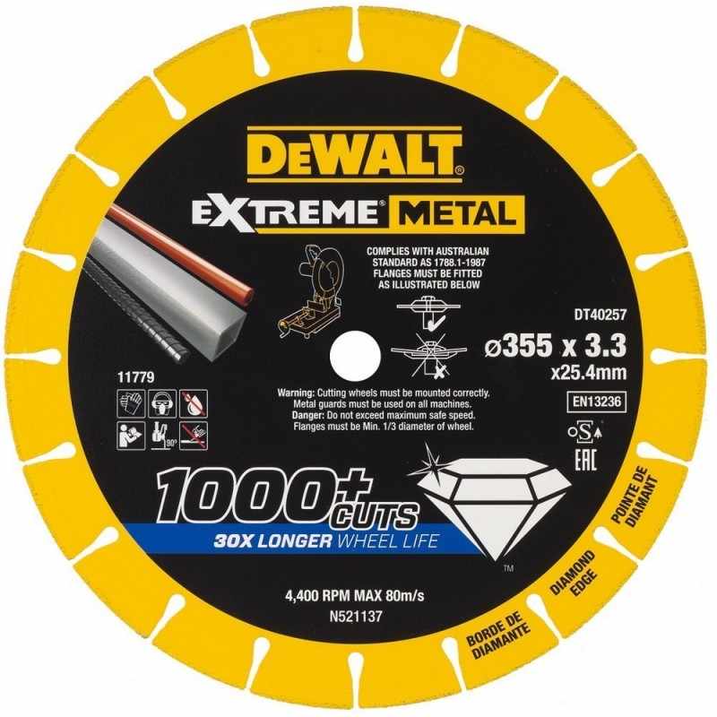 Diamantkapskiva DeWalt DT40257-QZ; 355x25,4 mm