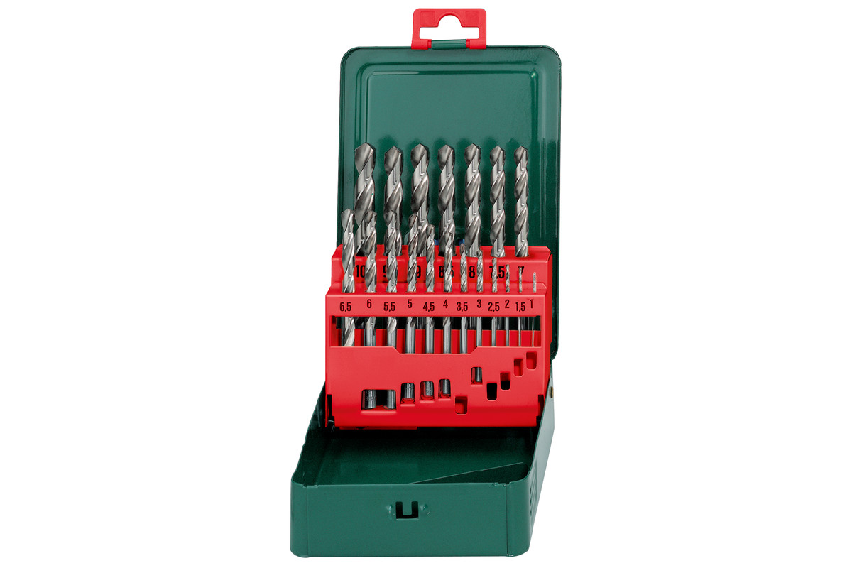 Borrsatser för metall Metabo HSS-G; 1-10 mm; 19  st.