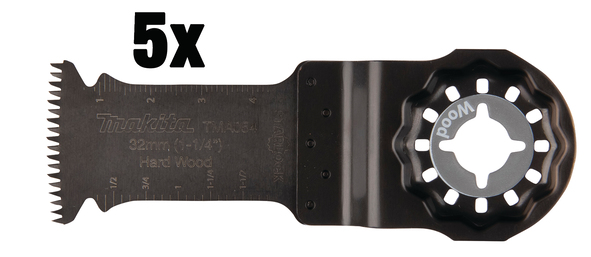 Skär för planskärning Makita B-64886-5; 32 mm; 5 st.