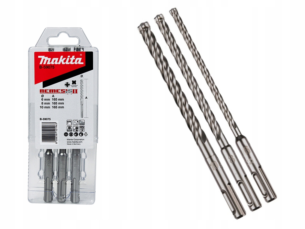 Borrsats Makita B-59075; 3 st.