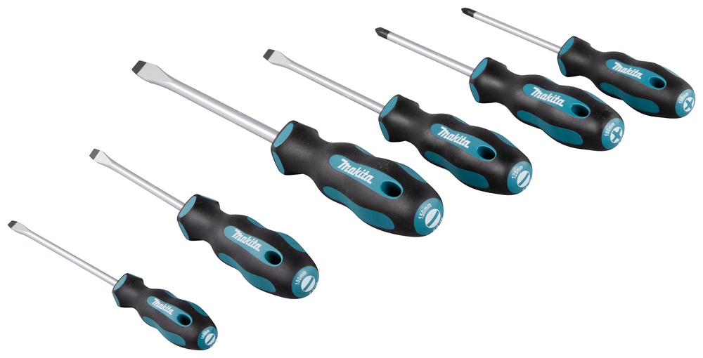 Skruvmejselsats Makita E-10506; 6 st.