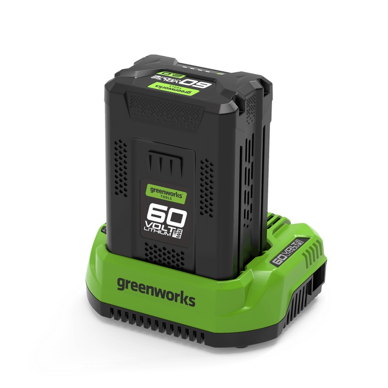 Batteri Greenworks GSK60B2; 60 V; 2,0&nbsp;Ah; Li-ion + laddare