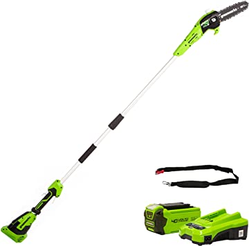 Stångsågstillsats Greenworks G40PSFK2; 40 V; 1x2,0&nbsp;Ah batt.