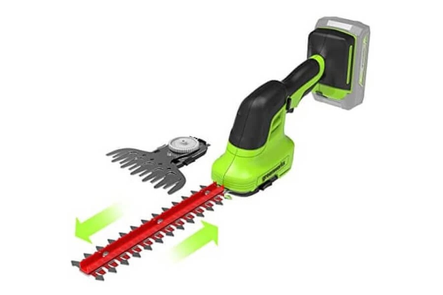 Häck- och grässax  Greenworks G24SHT; 24 V (utan batteri och laddare)