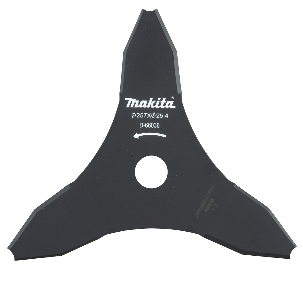 3-skärigt trimmerskär Makita; 255x25,4 mm; Z3