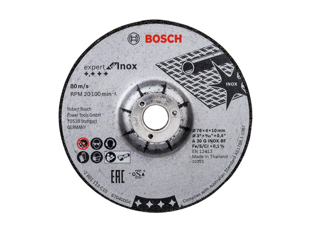 Slipskiva Bosch 2608601705; 76x4 mm; 2 st.