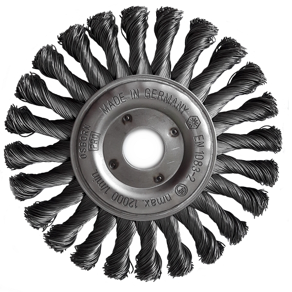 Koppborste Osborn; 125 mm (utan originalförpackning)