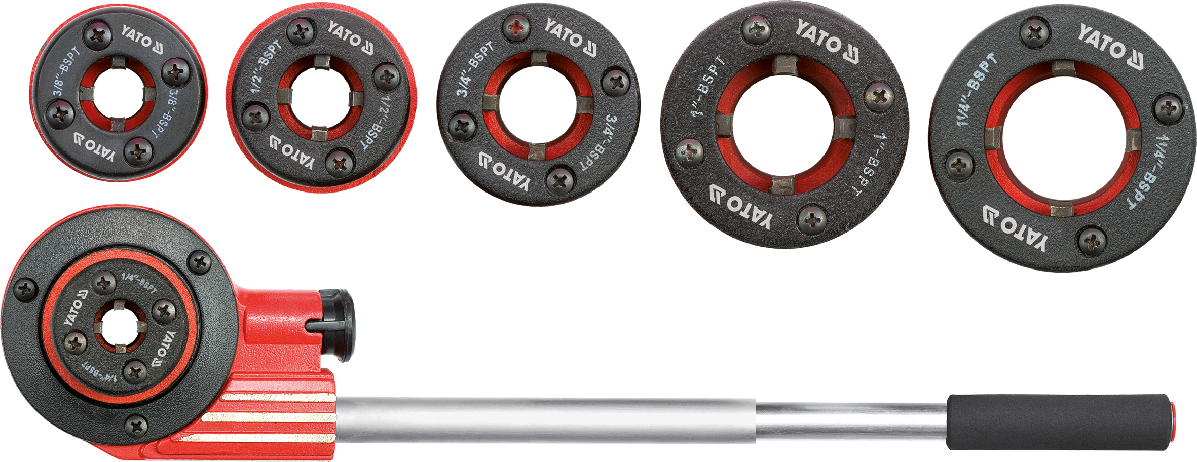 7 delars gängsats Yato YT-2900