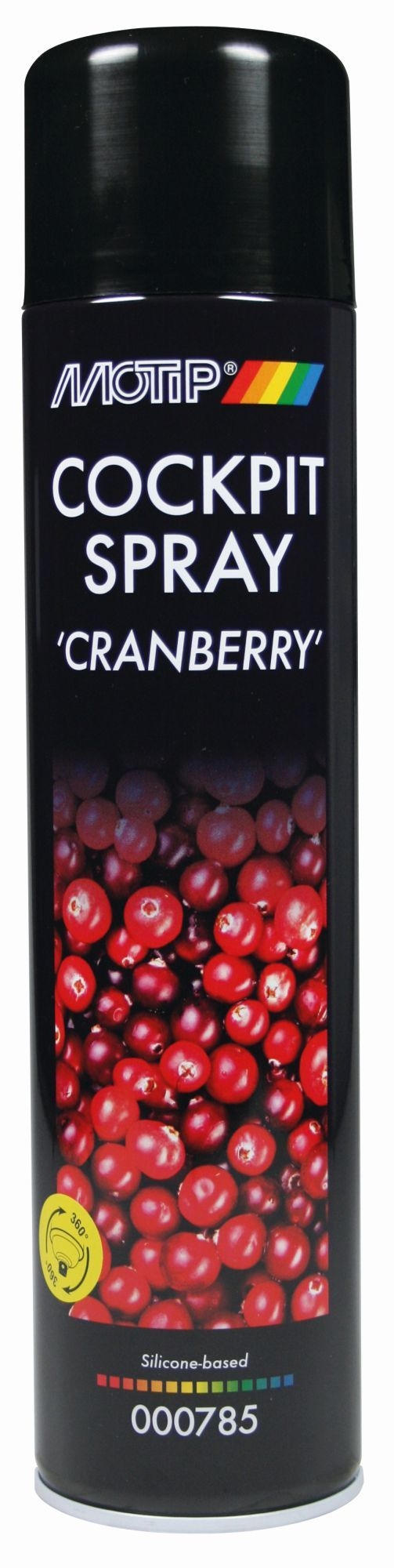Biltvättmedel Motip COCKPIT SPRAY CRANBERRY; 600 ml