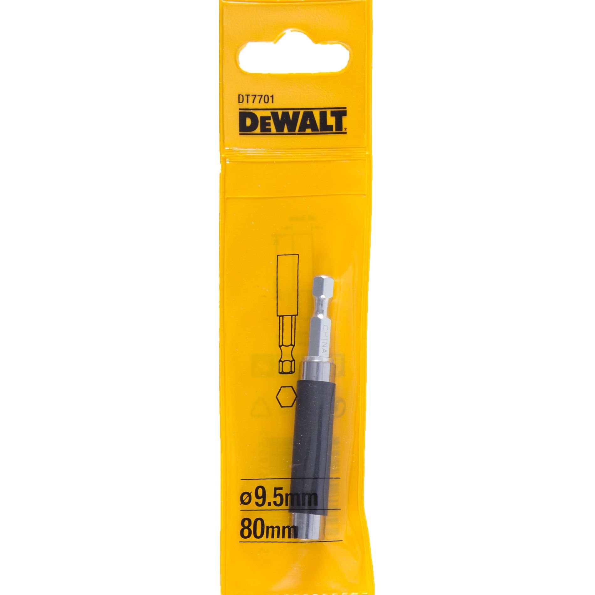 Magnet-bitshållare DeWalt DT7701-QZ; 9,5x80 mm