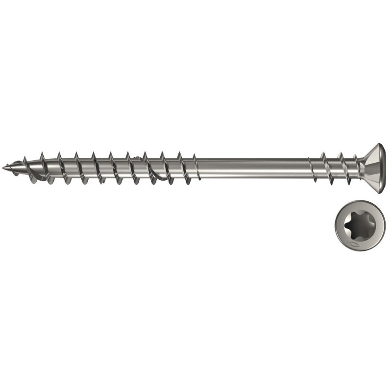 Träskruv Fischer FPF-ST A2; TX30; 5,5x80 mm; 200 st.