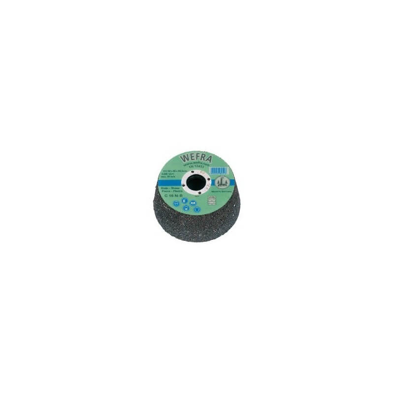 Sliphuvud Wefra; 110/90x55x22,23 mm; C36N