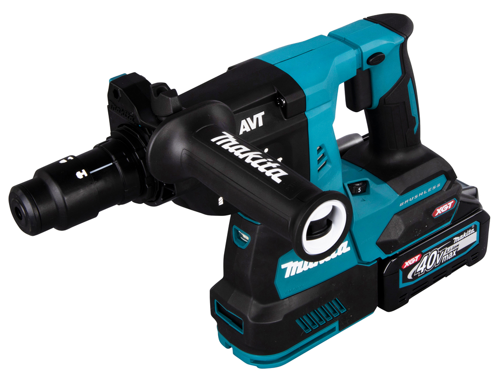 Batteridriven borrhammare  Makita HR004GM201; XGT; 40 V; 2x4,0 Ah batt.
