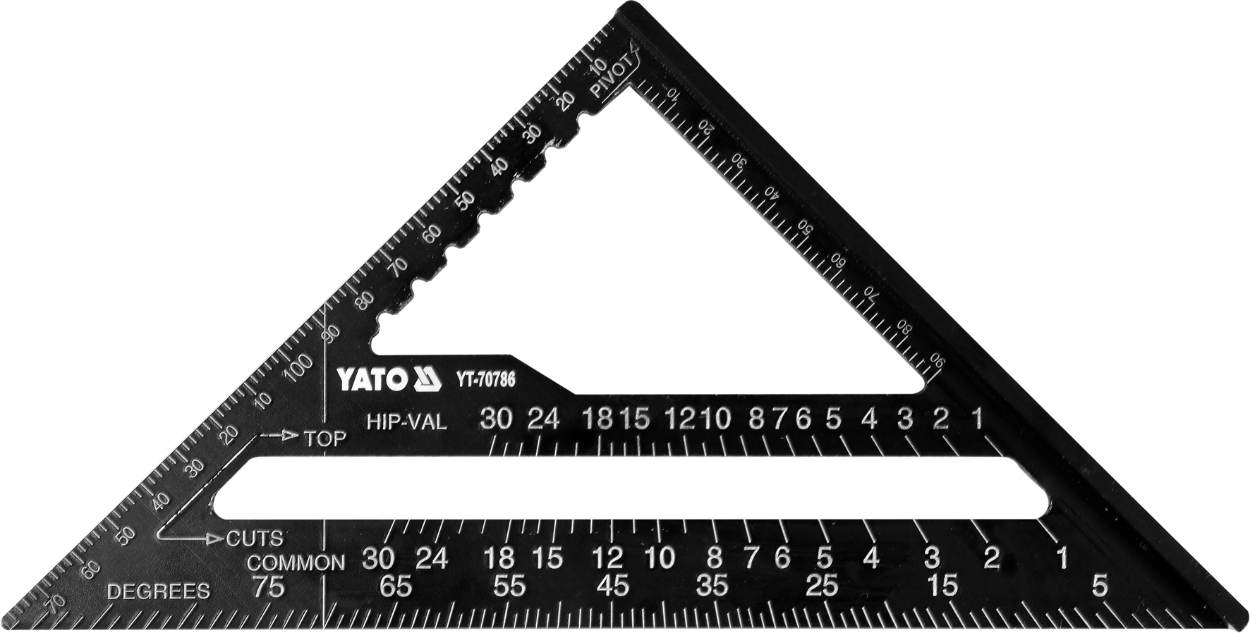 Vinkelmätare Yato YT-70786; 180 mm; aluminium