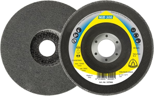 Slipduk Klingspor NUD 500; CO; 125x13x22,23 mm; 5 st.
