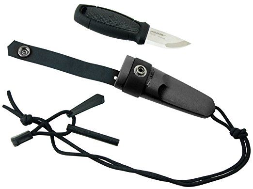 Kniv Morakniv Eldris Black Kit 12629; 143x59 mm; med gnisttändare