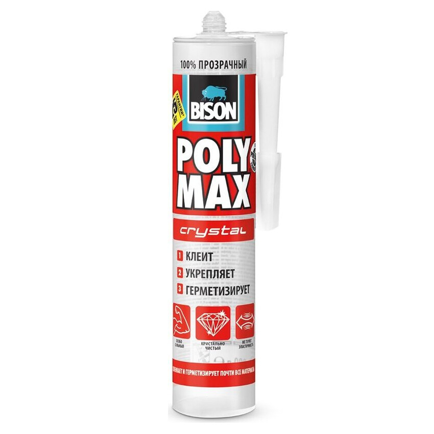 krage Bison 6303206 Poly Max; 300 g; genomskinlig