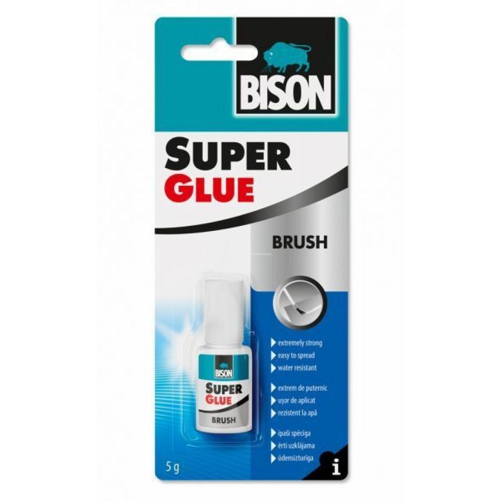 Limstift Bison 6301789 Super Glue With Brush; 5 g