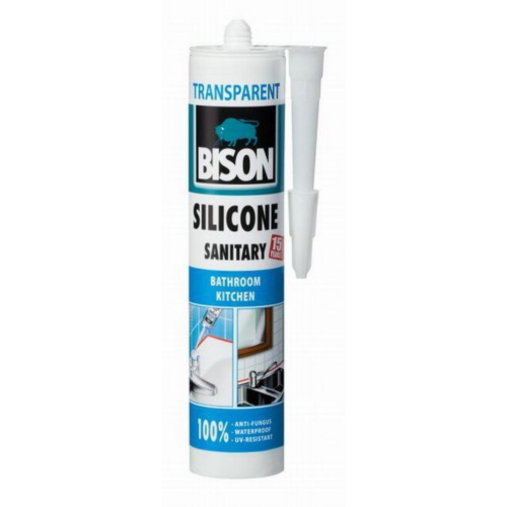 Hermetiska kök och bad Bison 1591314 Silicone Sanitary; 280 ml; genomskinlig