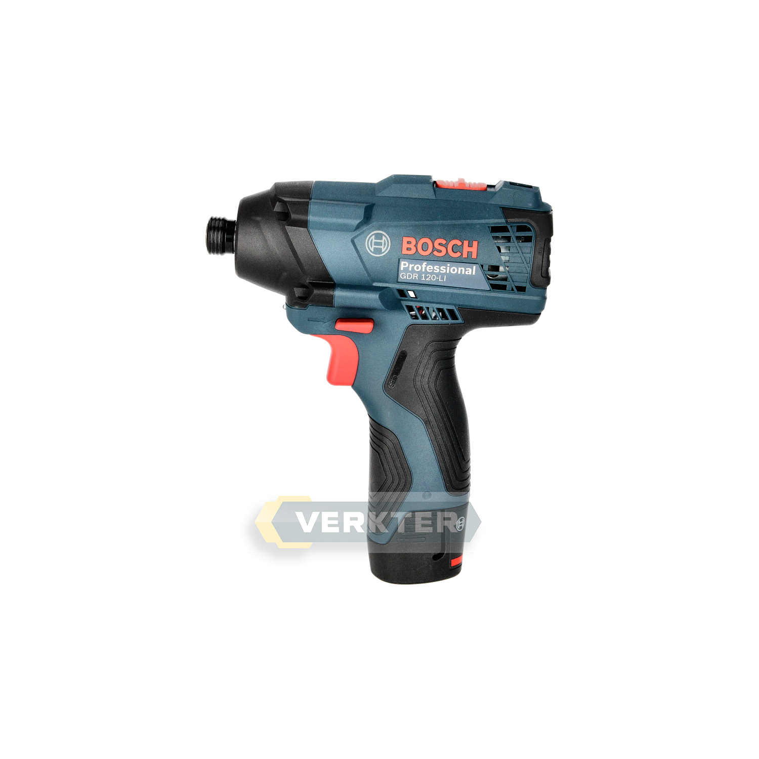 Slagmutterdragare Bosch GDR 120-LI; 12 V; 2x2,0 Ah batt.
