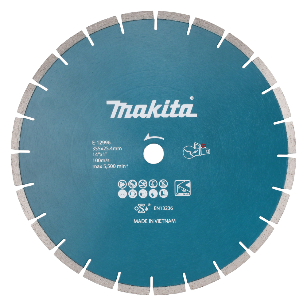 Diamantkapskiva Makita E-12996; 355x25,4x2,8 mm
