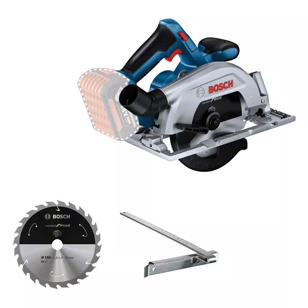 Batteridriven cirkelsåg Bosch GKS 185-LI Professional; 18 V (utan batteri och laddare)