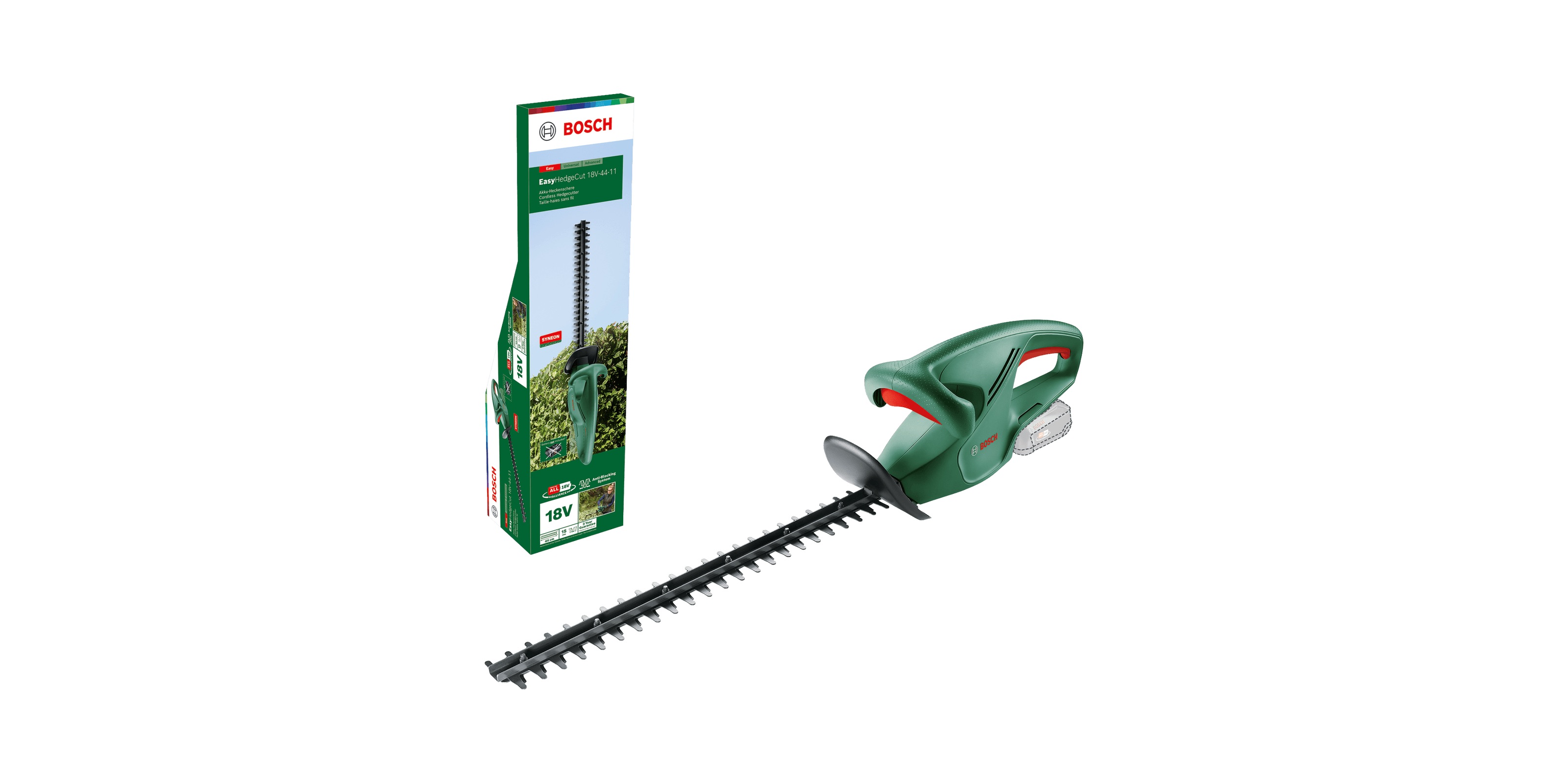 Busksax Bosch Easy HedgeCut 18V-44-11; 18 V; 44 cm svärd (Utan batteri och laddare)