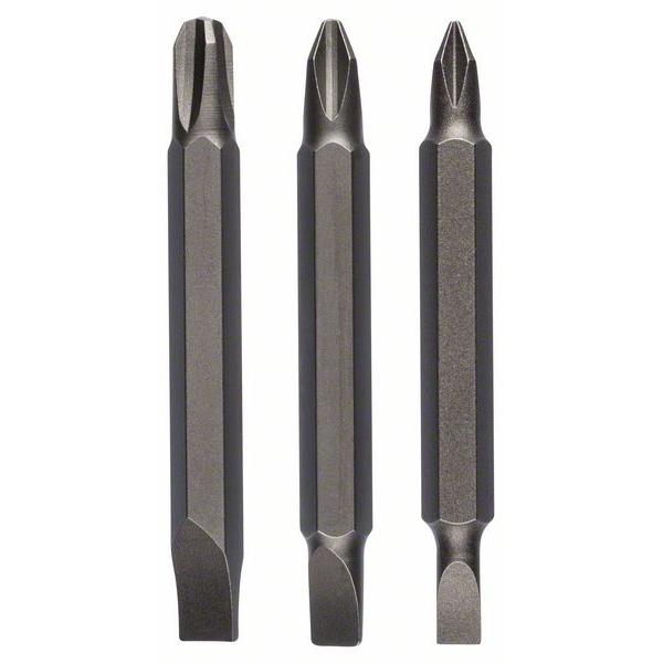 Vändbar bit Bosch 2609255959; S0,6x4,5-PH1; S0,8x5,5-PH2; S1,2x6,5-PH3; 1/4''; 60 mm; 3