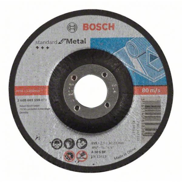 Kapskiva Bosch Standard for Metal 2608603160; 125x22,23 mm