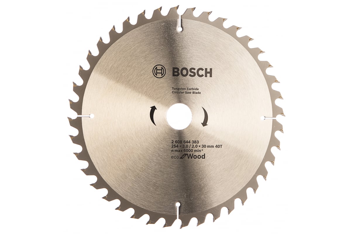 Sågklinga Bosch Eco for Wood 2608644383; 254x30 mm; Z40