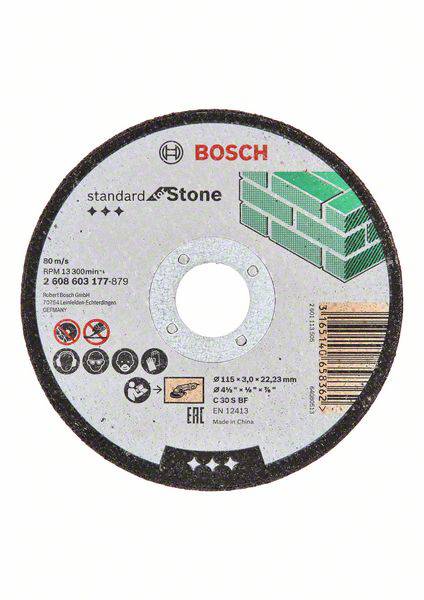 Kapskiva Bosch Standard for Stone 2608603177; 115x22,23 mm