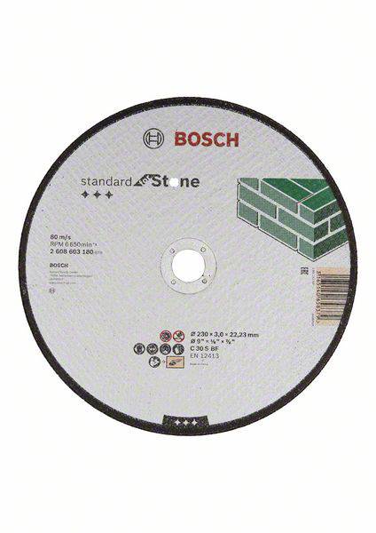 Kapskiva Bosch Standard for Stone 2608603180; 230x22,23 mm