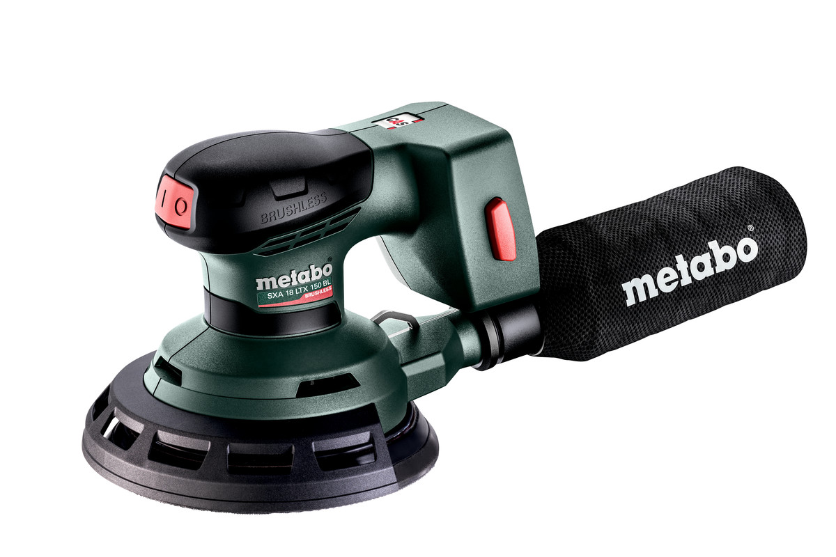 Excenterslip Metabo SXA 18 LTX 150 BL; 18 V (utan batteri och laddare)