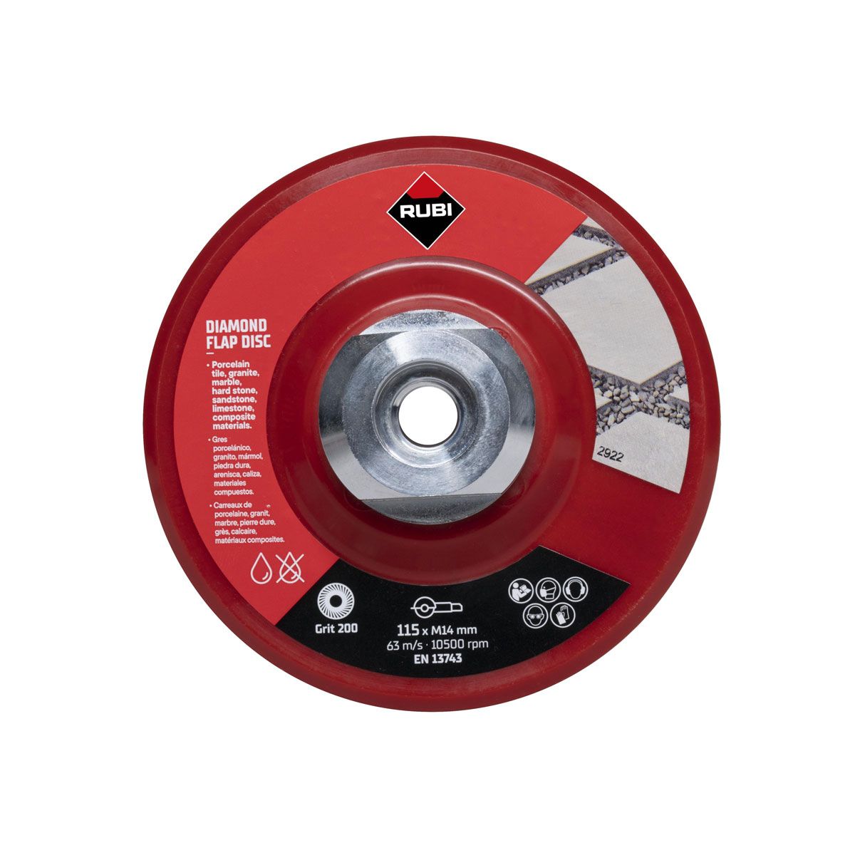 Diamantslipskiva Rubi 32931; 115 mm; M14