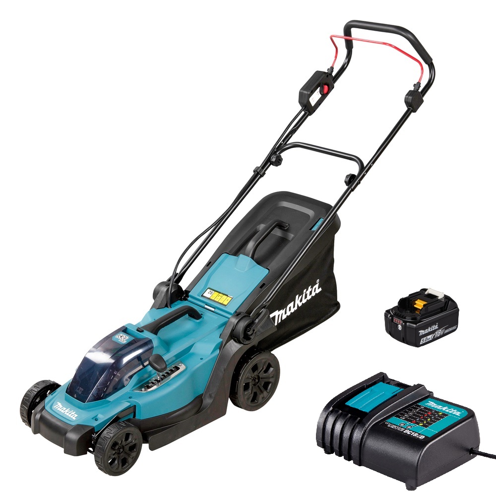Batteridriven gräsklippare Makita DLM330ST; 18 V; 1x5,0 Ah batt.