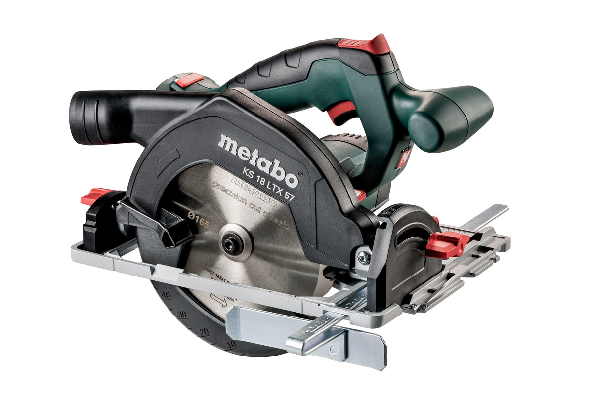 Batteridriven cirkelsåg Metabo KS 18 LTX 57; 18 V (utan batteri och laddare)