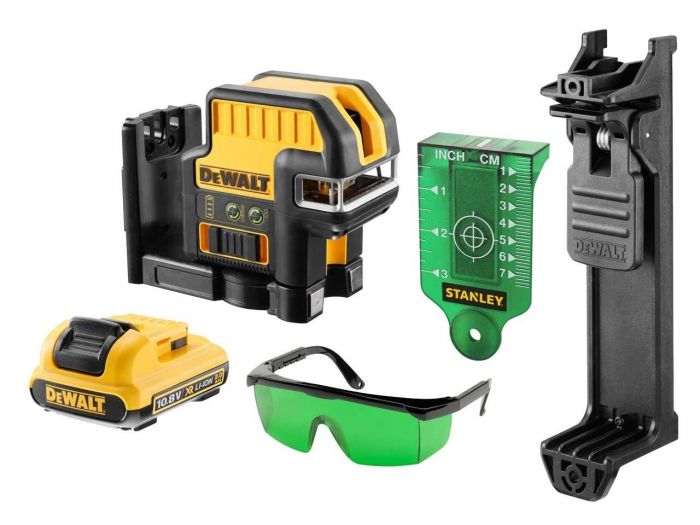 Korslinjelaser DeWalt DCE0825D1G grön