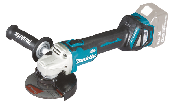 Vinkelslip Makita DGA512ZU; 18 V (utan batteri och laddare)