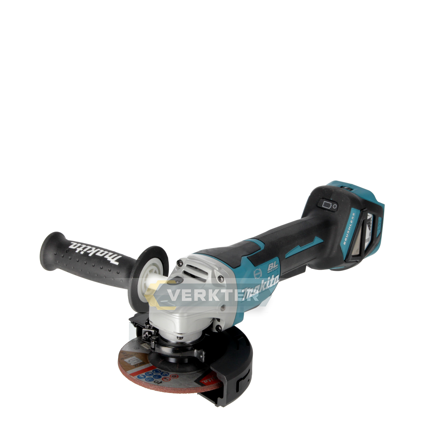Vinkelslip Makita DGA518ZU; 18 V (utan batteri och laddare)