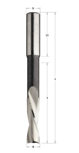 Flisande borr för trä CMT 161.080.32; 8/70 mm; LH