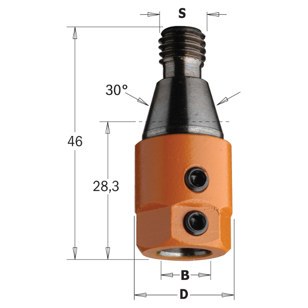 Adapter CMT 303.000.02; M10/30°